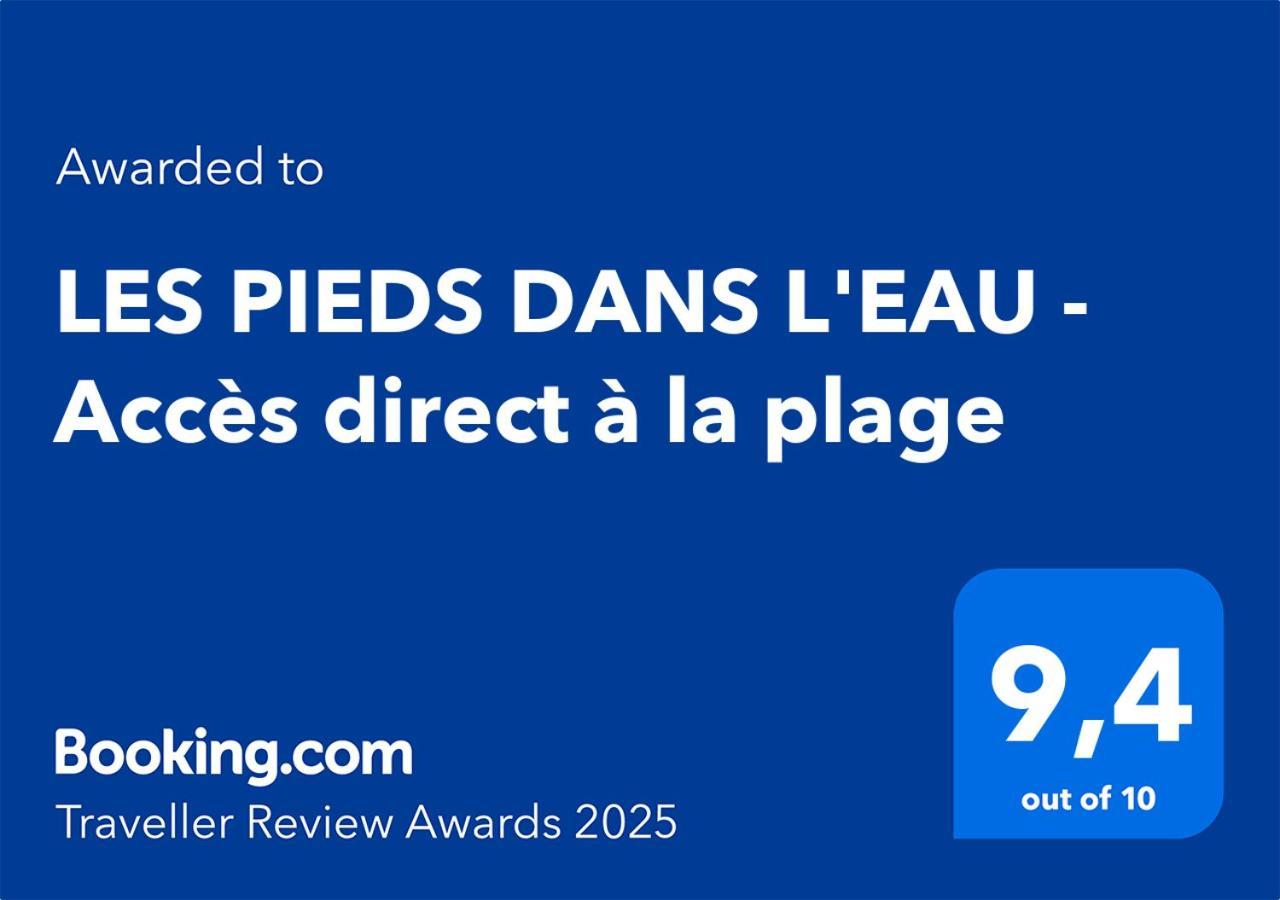 Les Pieds Dans L'Eau - Acces Direct A La Plage Bernières-sur-Mer Екстериор снимка